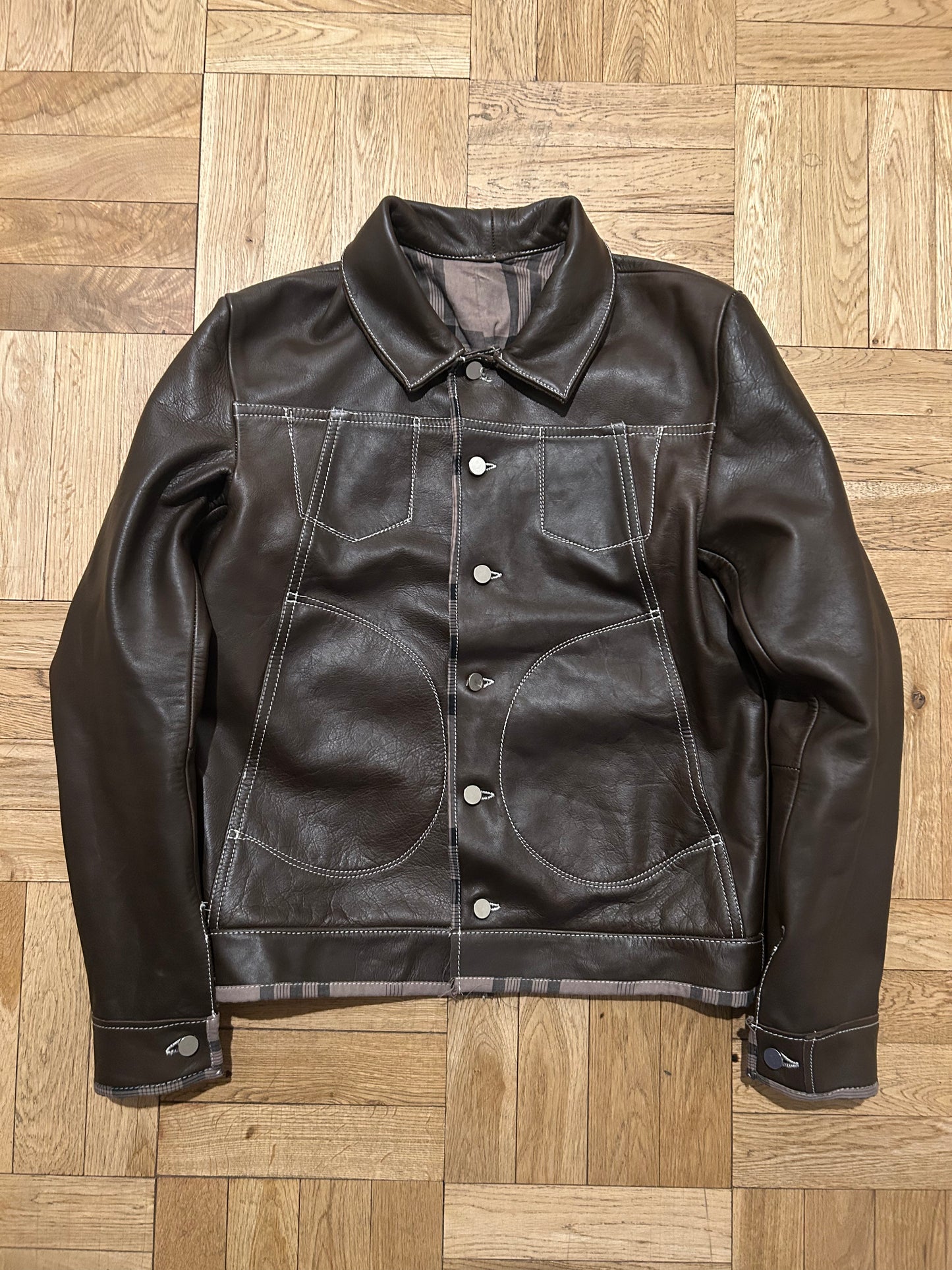 4 Pocket Leather Jacket